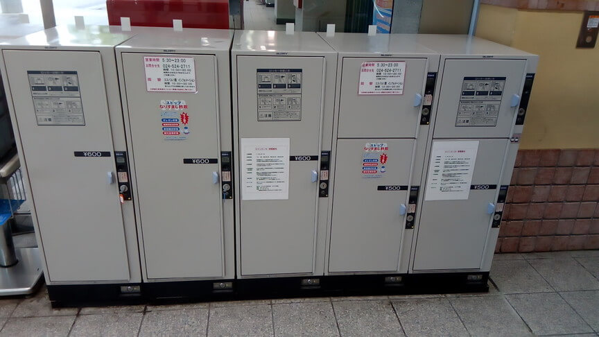 福島駅東口1階改札前:エントランスのコインロッカー画像3