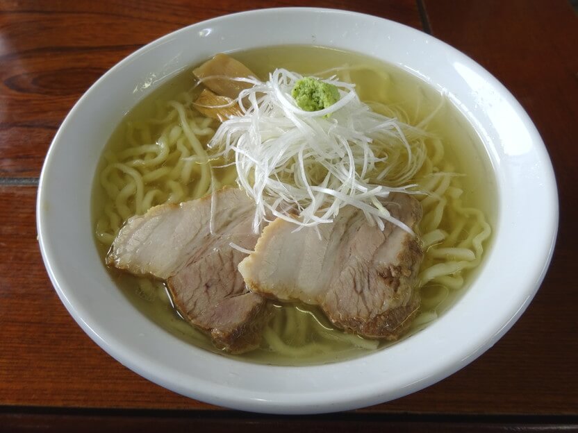 活力再生麺屋あじ庵食堂山葵潮そば全体画像