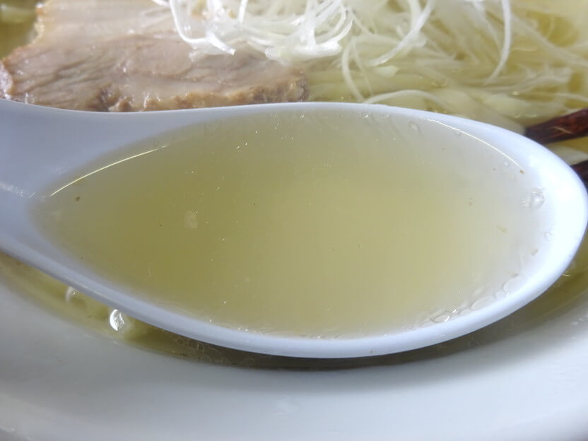 活力再生麺屋あじ庵食堂山葵潮そばスープ画像